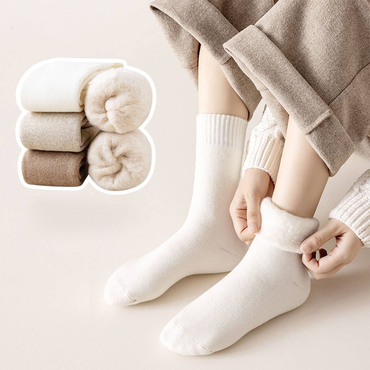 Fleece Lined Socks