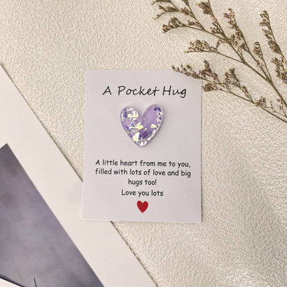 Pocket Hug Confetti Heart – Your Sparkle of Joy & Comfort
