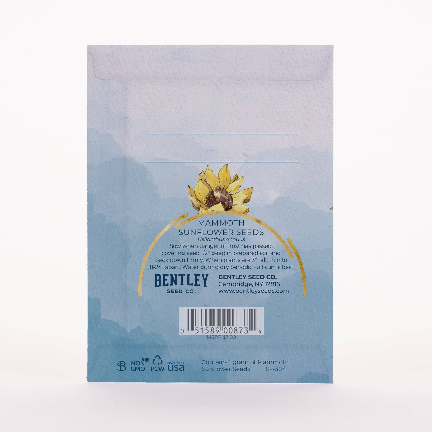 Thinking of You - Mammoth Sunflower Seed Packets