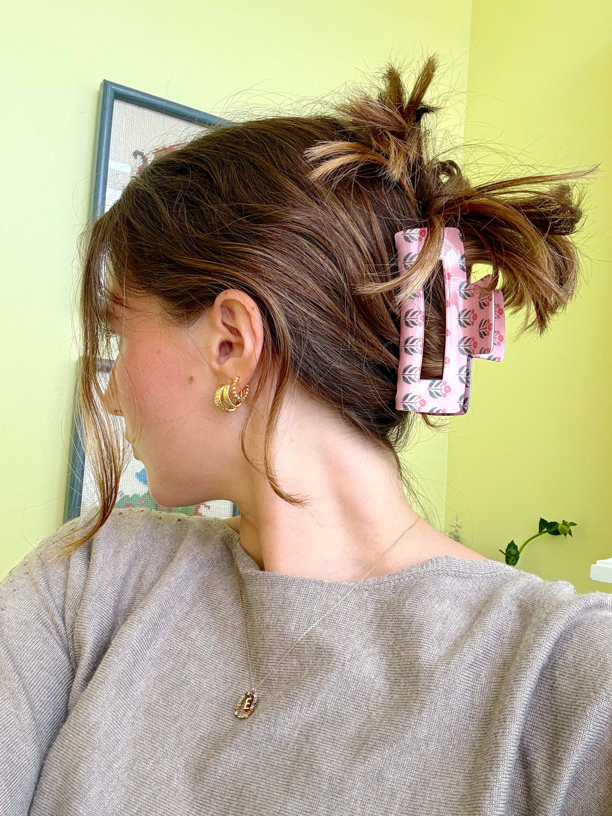 Hair Claw Clip - Whimsy Floral