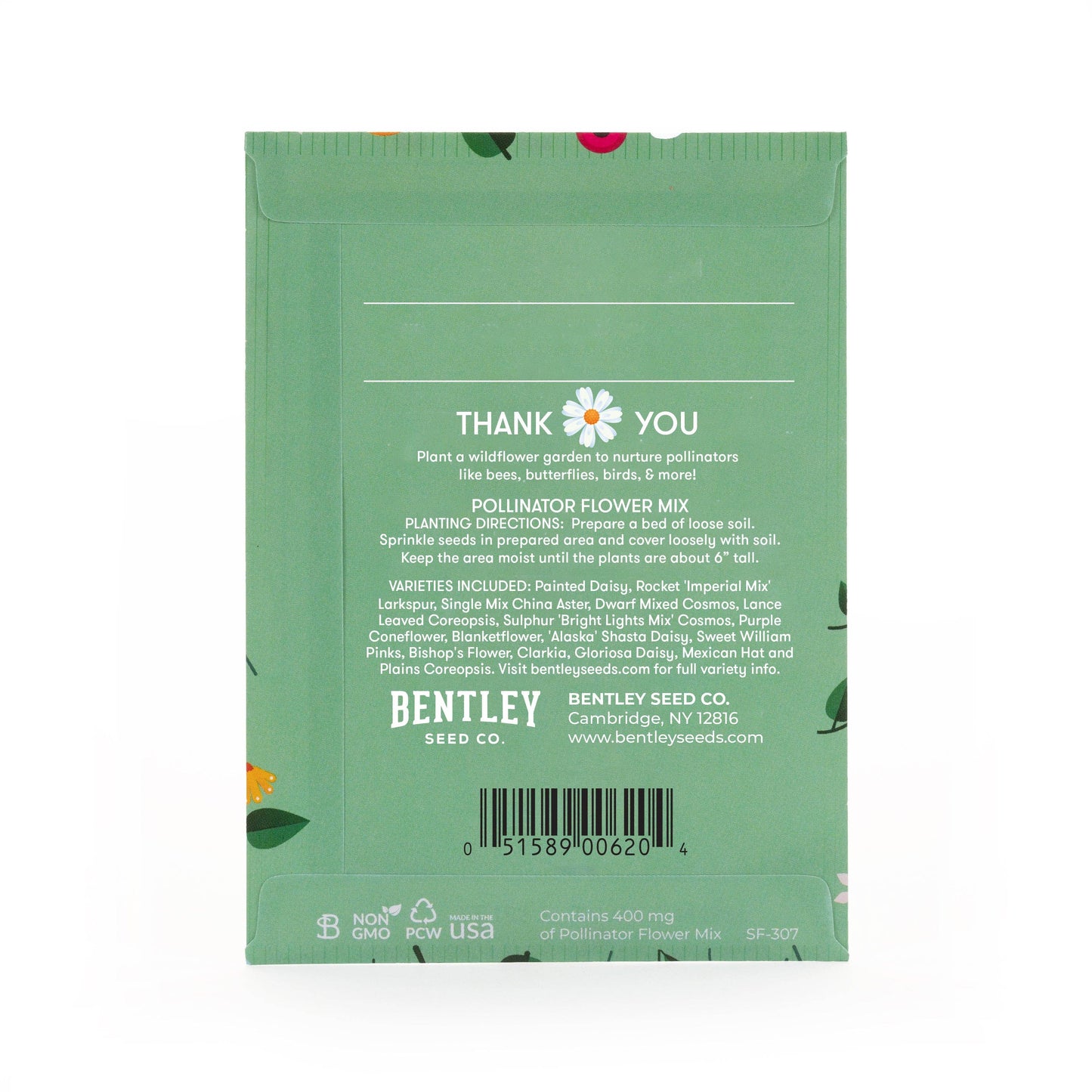 Thank You Today Everyday - Pollinator Flower Mix Seed Packets