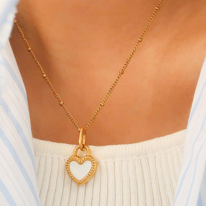 Kylie Double Heart Necklace