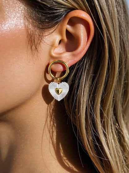 Annette Heart Earrings