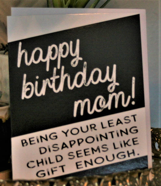 Happy Birthday Mom Card