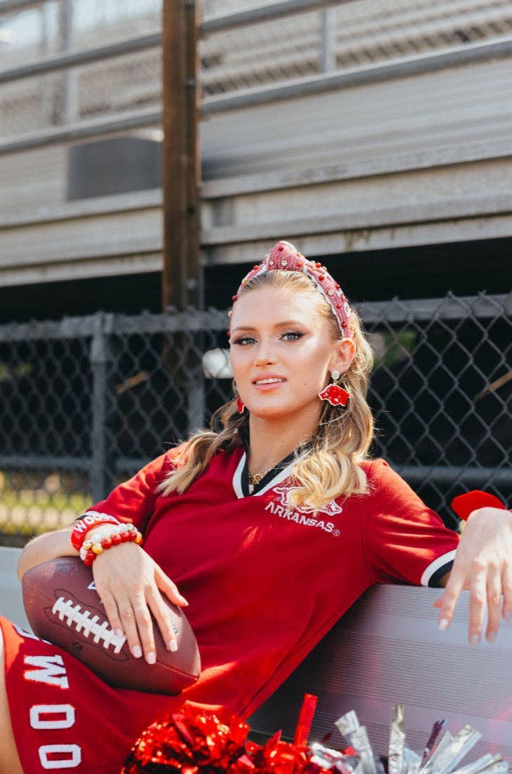 Arkansas BC Club Dress with Razorback 