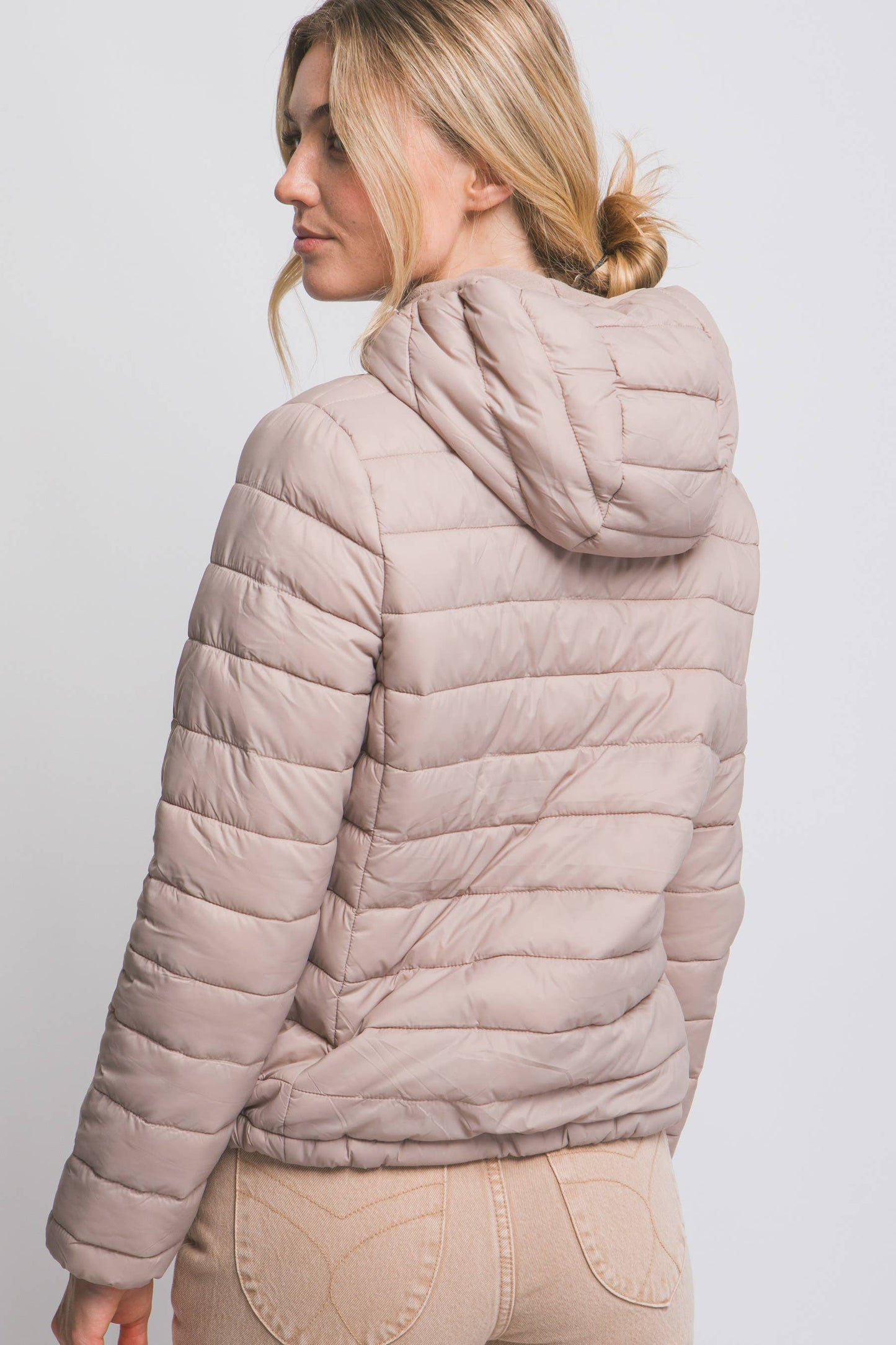Hooded Light Puffer Jacket