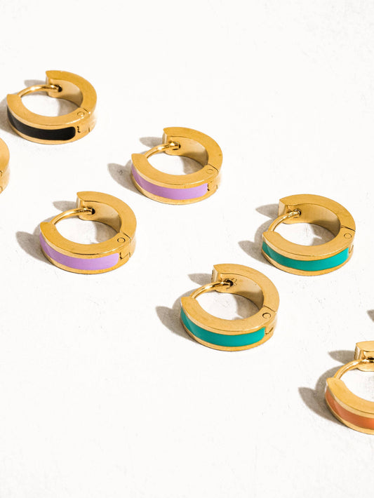 Etta Colored Hoops