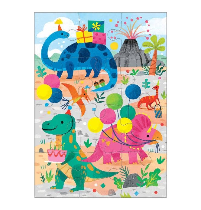 Dino Party Greeting Card Puzzle