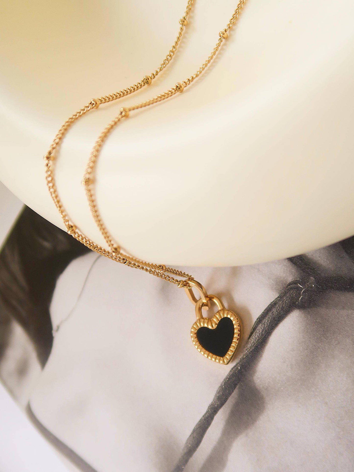 Kylie Double Heart Necklace