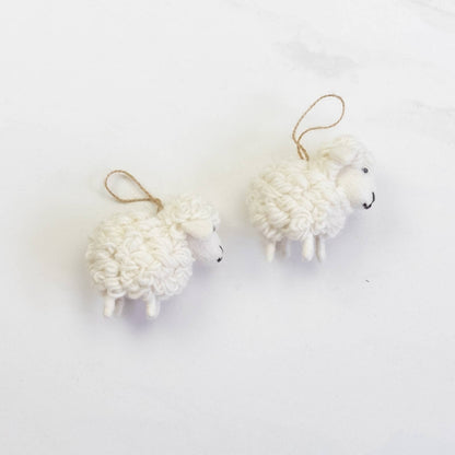 White Sheep Ornament
