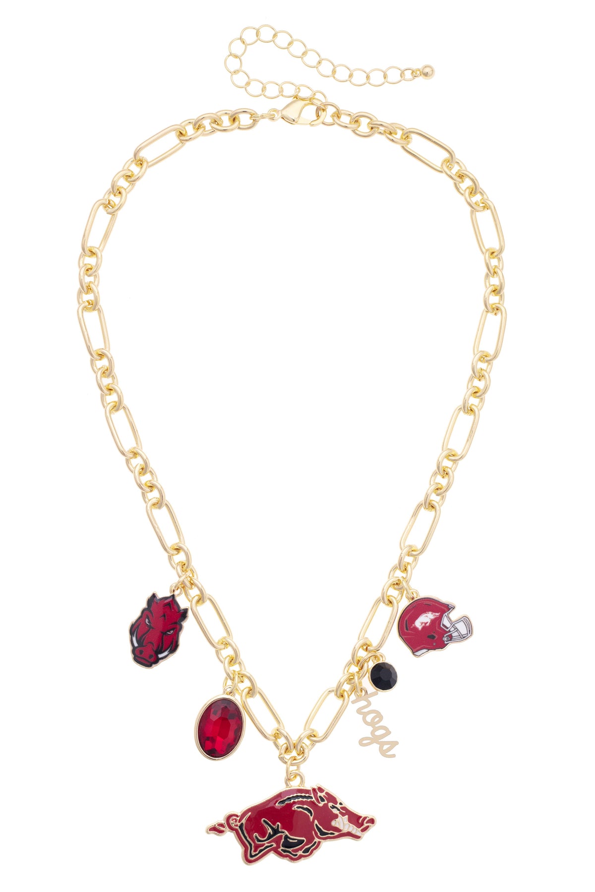 Arkansas Razorbacks Gameday Charm Necklace