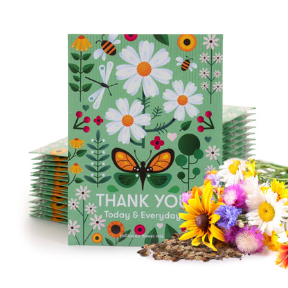 Thank You Today Everyday - Pollinator Flower Mix Seed Packets