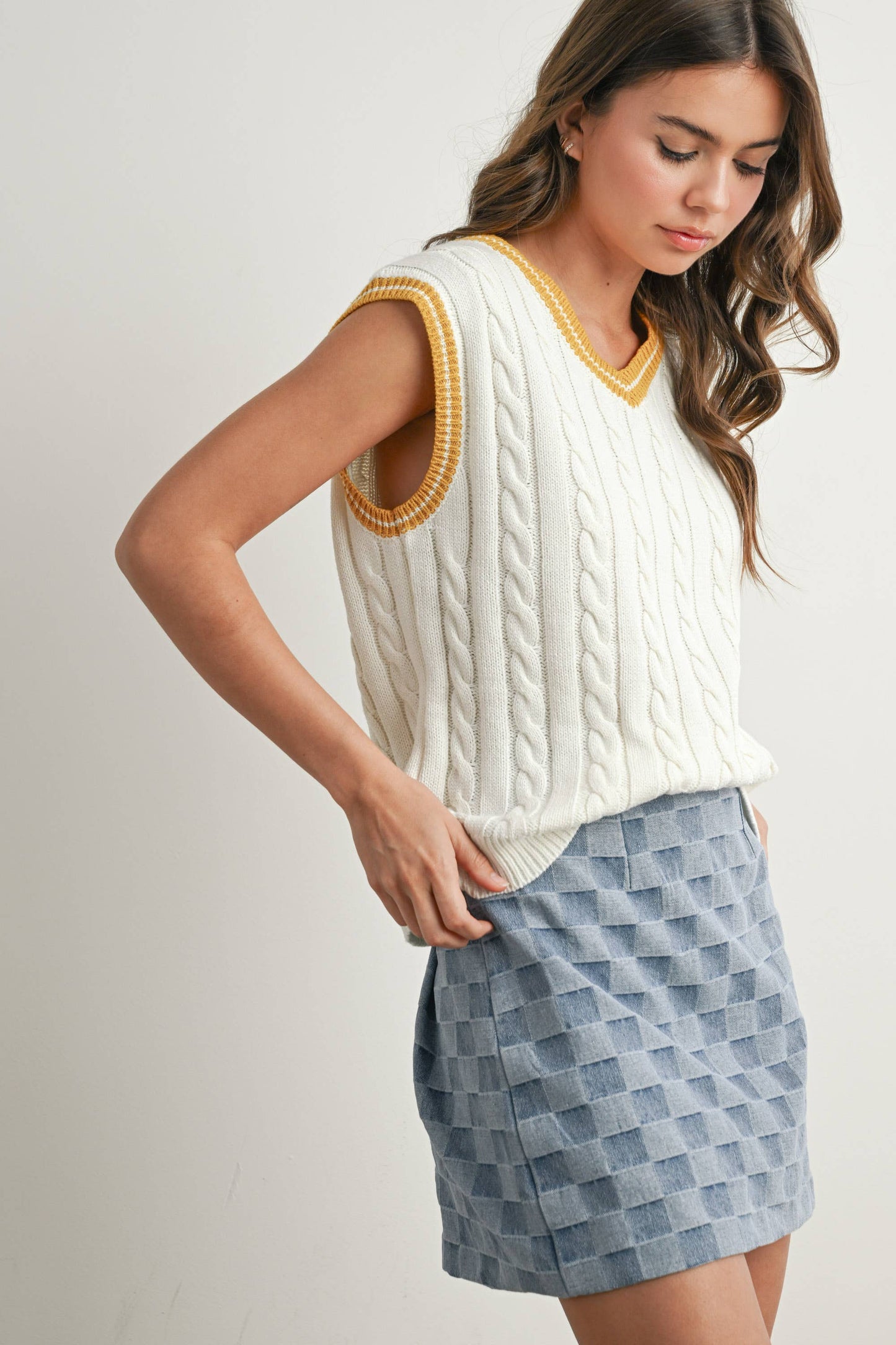 Knitted Sweater Vest