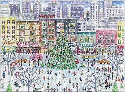 Michael Storrings Christmas in the City 1000 Piece Puzzle