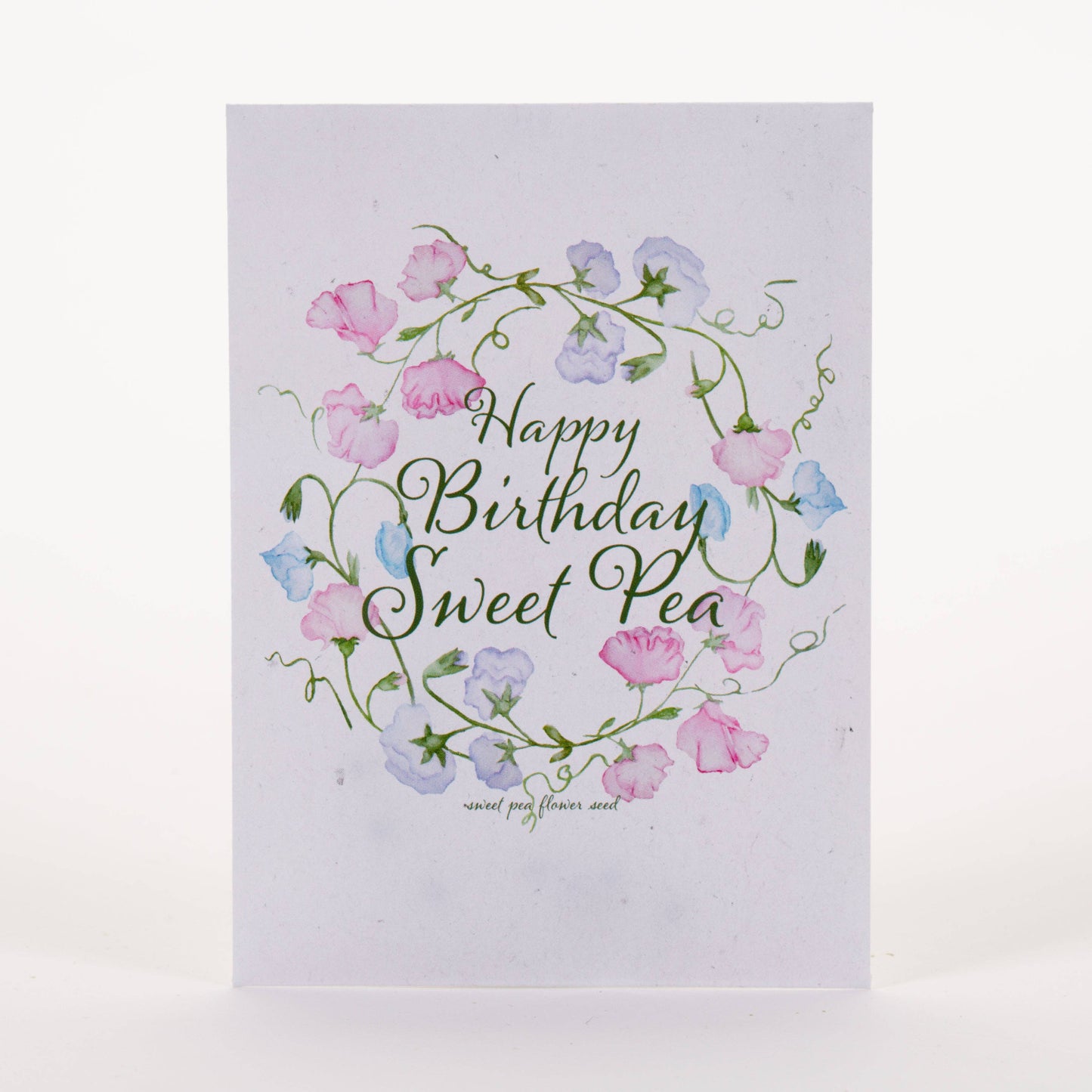 Happy Birthday Sweet Pea - Sweet Pea Seed Packets