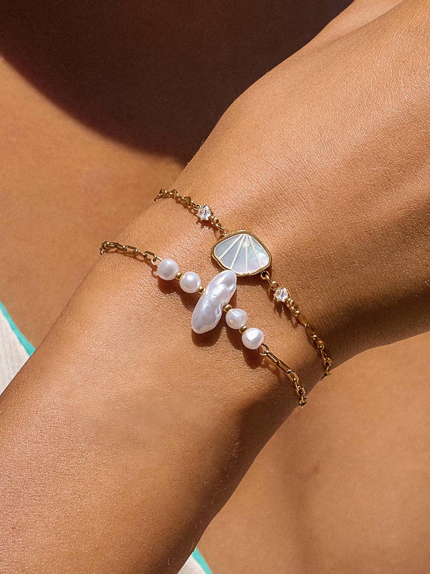 Pearl Chain Bracelet