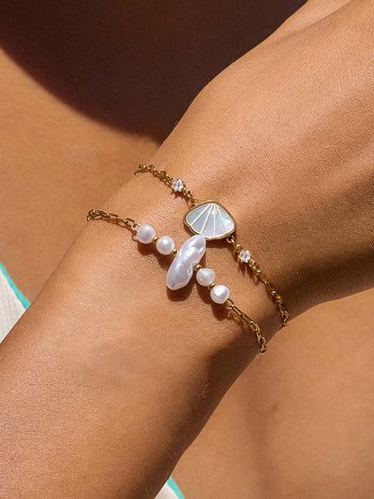 Pearl Chain Bracelet