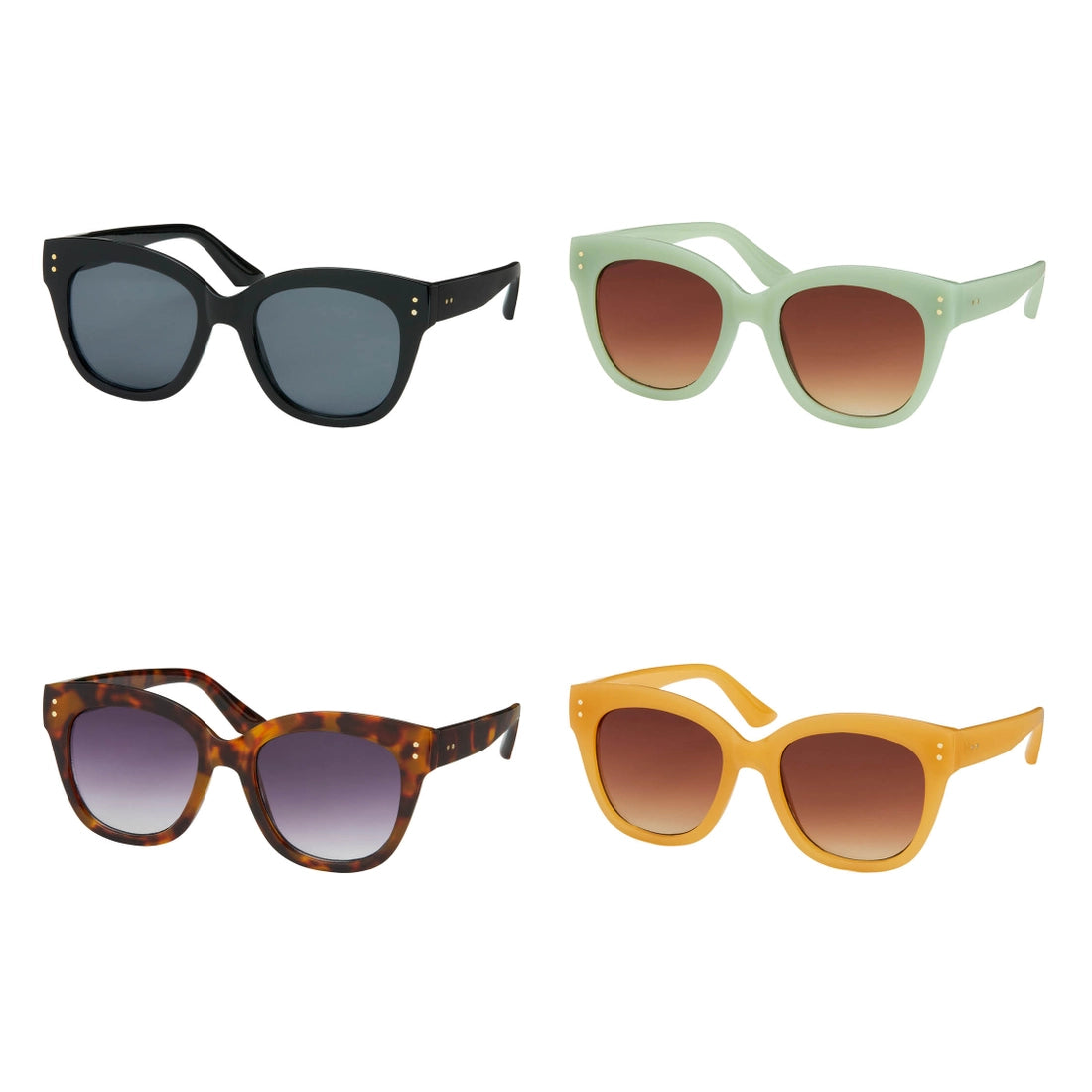 Rounded Cat Eye Sunglasses