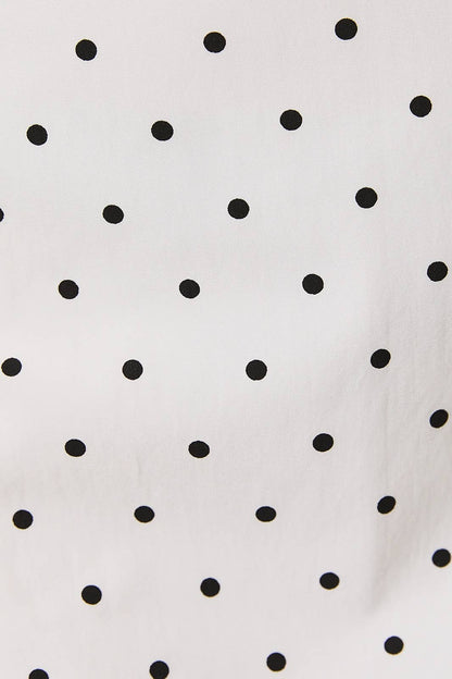 MID WAISTED POLKA DOT MINI SKIRT