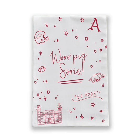 Arkansas Confetti Tea Towel