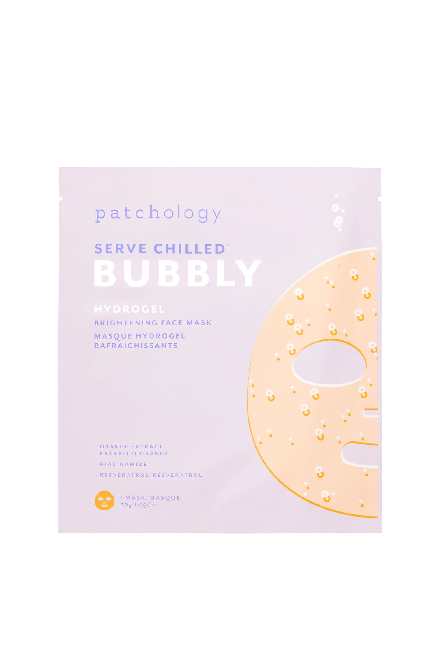 Serve Chilled Bubbly Brightening Hydrogel Mask