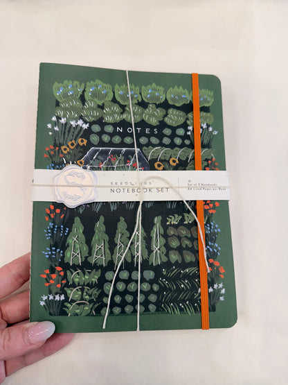 Garden Trio Notebook Set