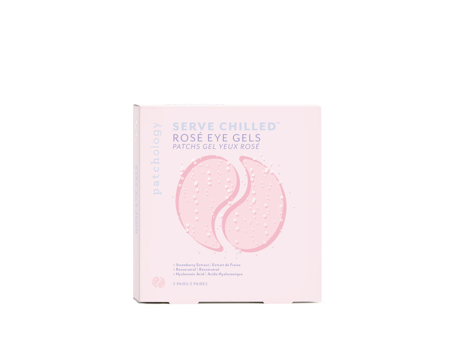 Serve Chilled Rosé Hydrating Eye Gels - 5 Pair