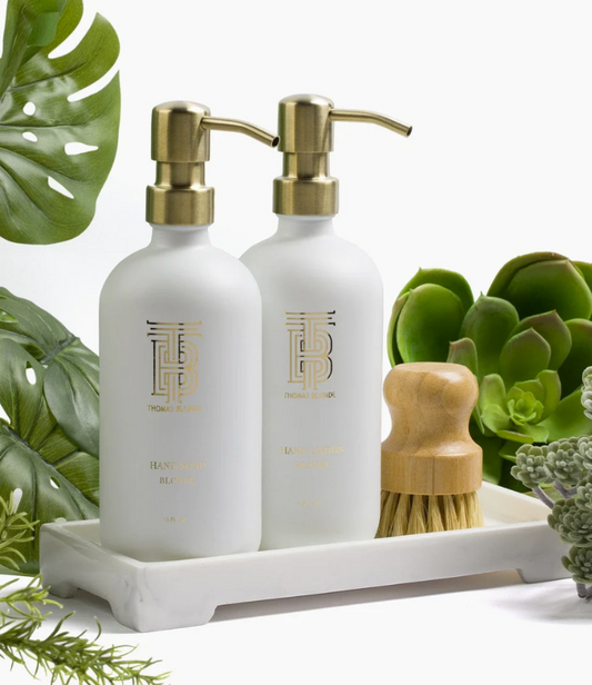 Hand Lotion Glass Dispenser