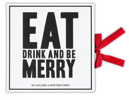 Charcuterie Holiday Fork Set