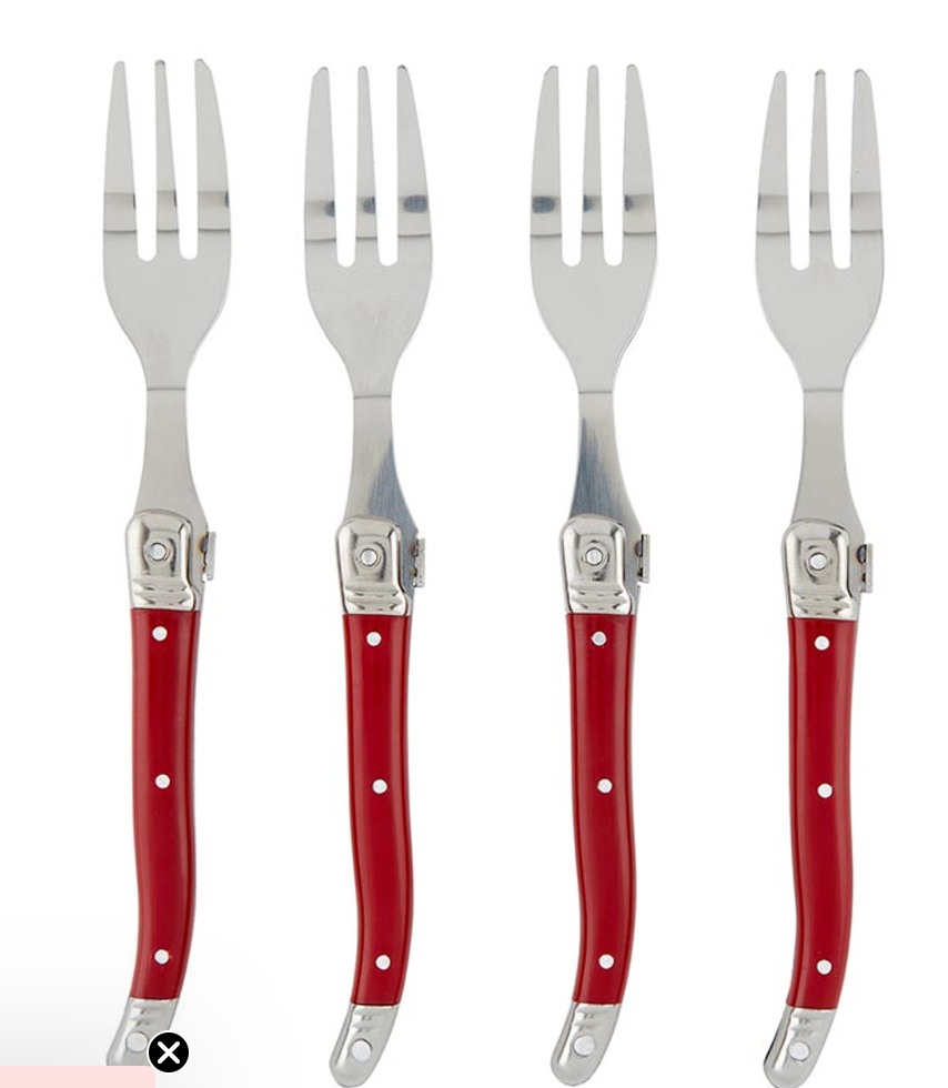 Charcuterie Holiday Fork Set