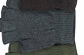 Solid Fingerless Gloves