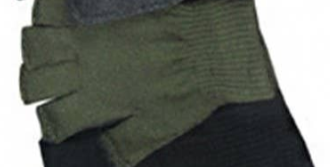 Solid Fingerless Gloves