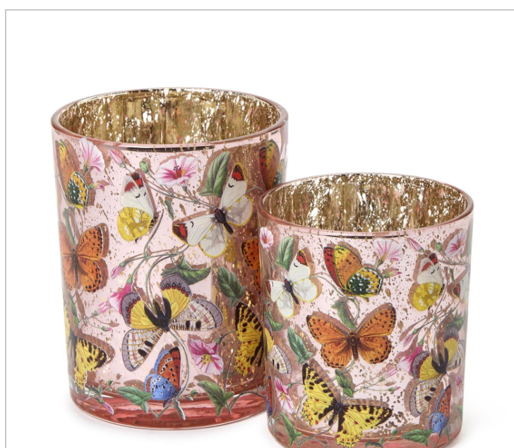 Butterfly Silhouette Candleholder Small