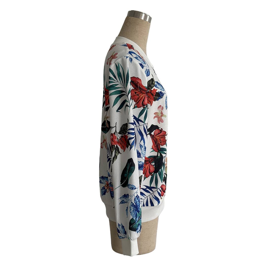 Fall Floral Print Jacket