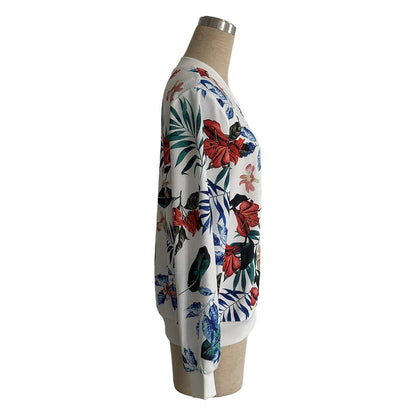 Fall Floral Print Jacket