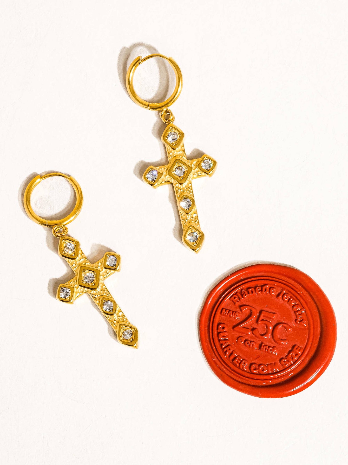 Miriam Cross Earring