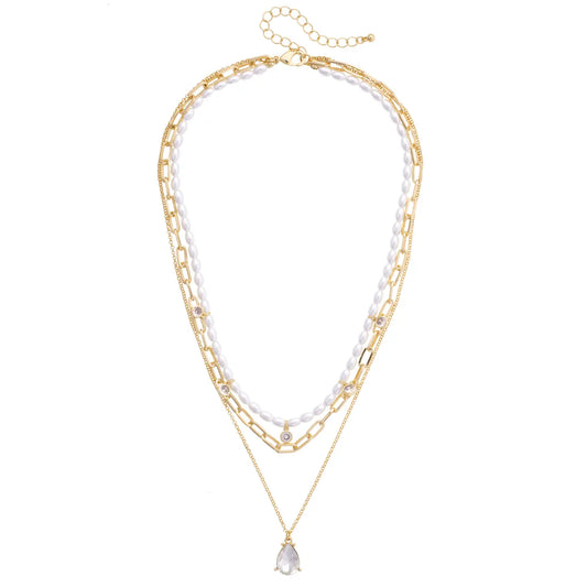 Wednesday 3-Row Layered Necklace