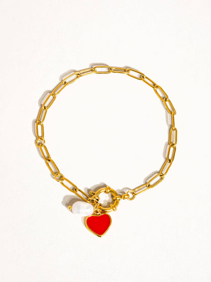 Eulalie Heart Bracelet