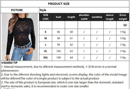 Leopard Mesh Top