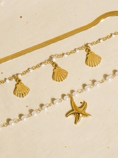 Cassis Pearl Bracelet Set