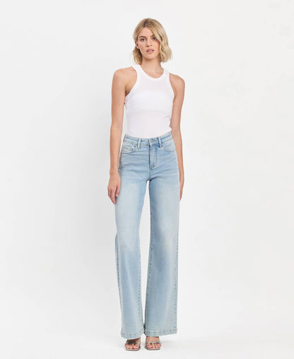 Olivia Light Wash Wide Leg