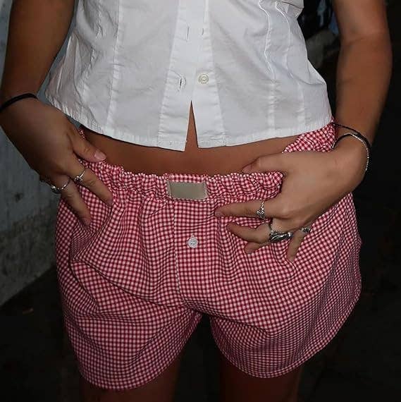 Gingham Boxer Shorts