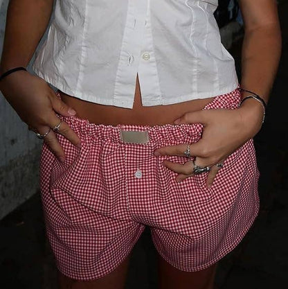 Gingham Boxer Shorts