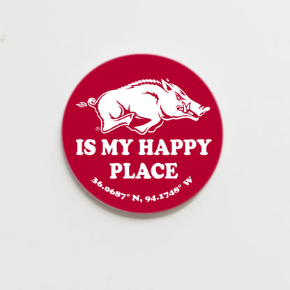 University of Arkansas  Fan Game Day Button