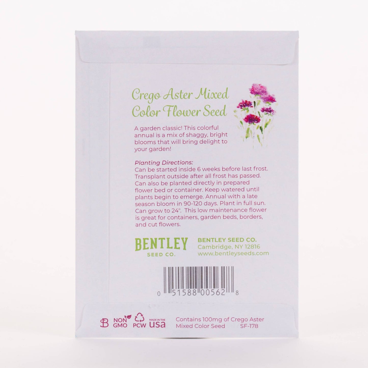 Always Pick You Mom - Aster Seed Packets