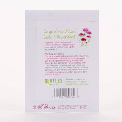 Always Pick You Mom - Aster Seed Packets