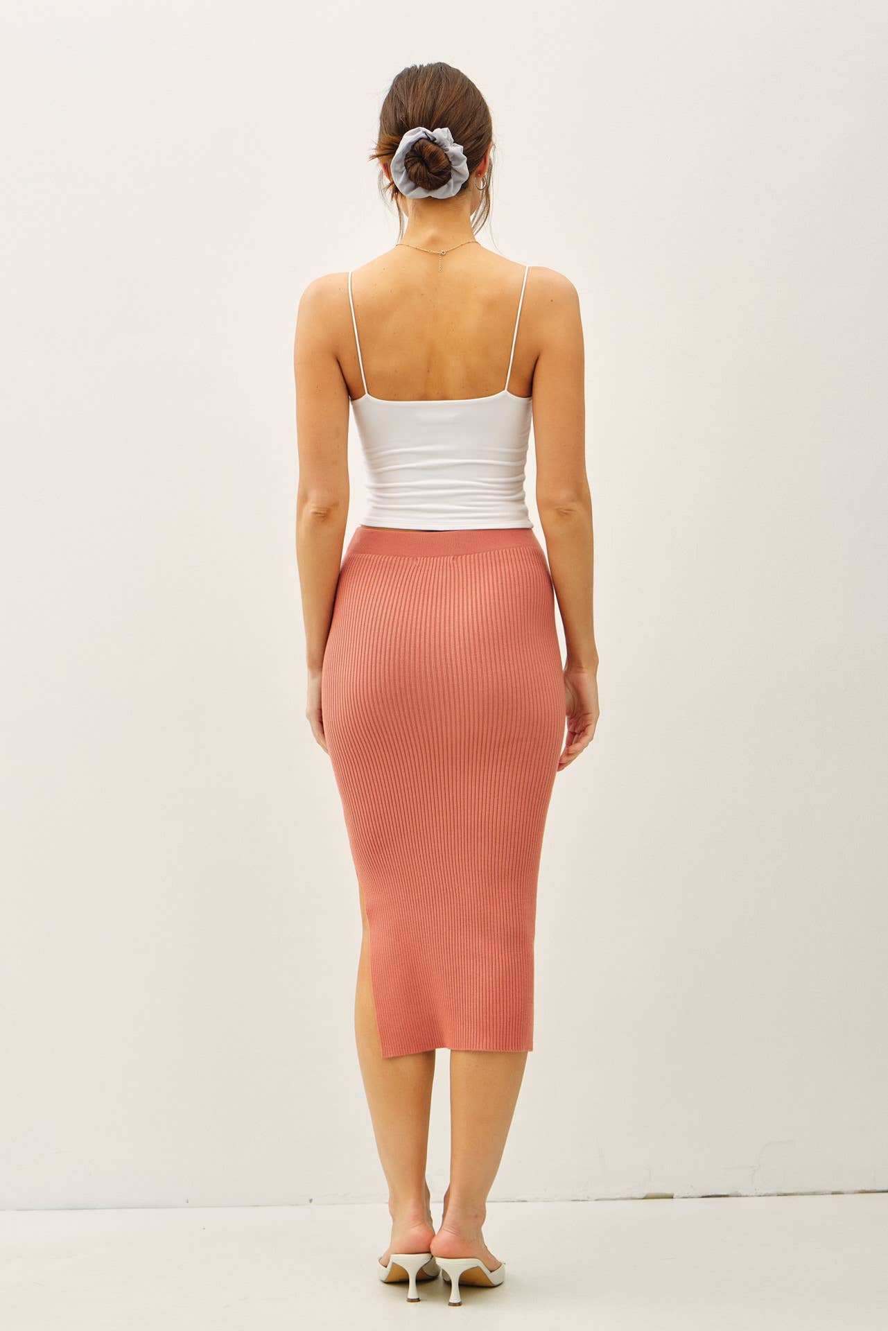 BODYCON MIDI SWEATER SKIRT