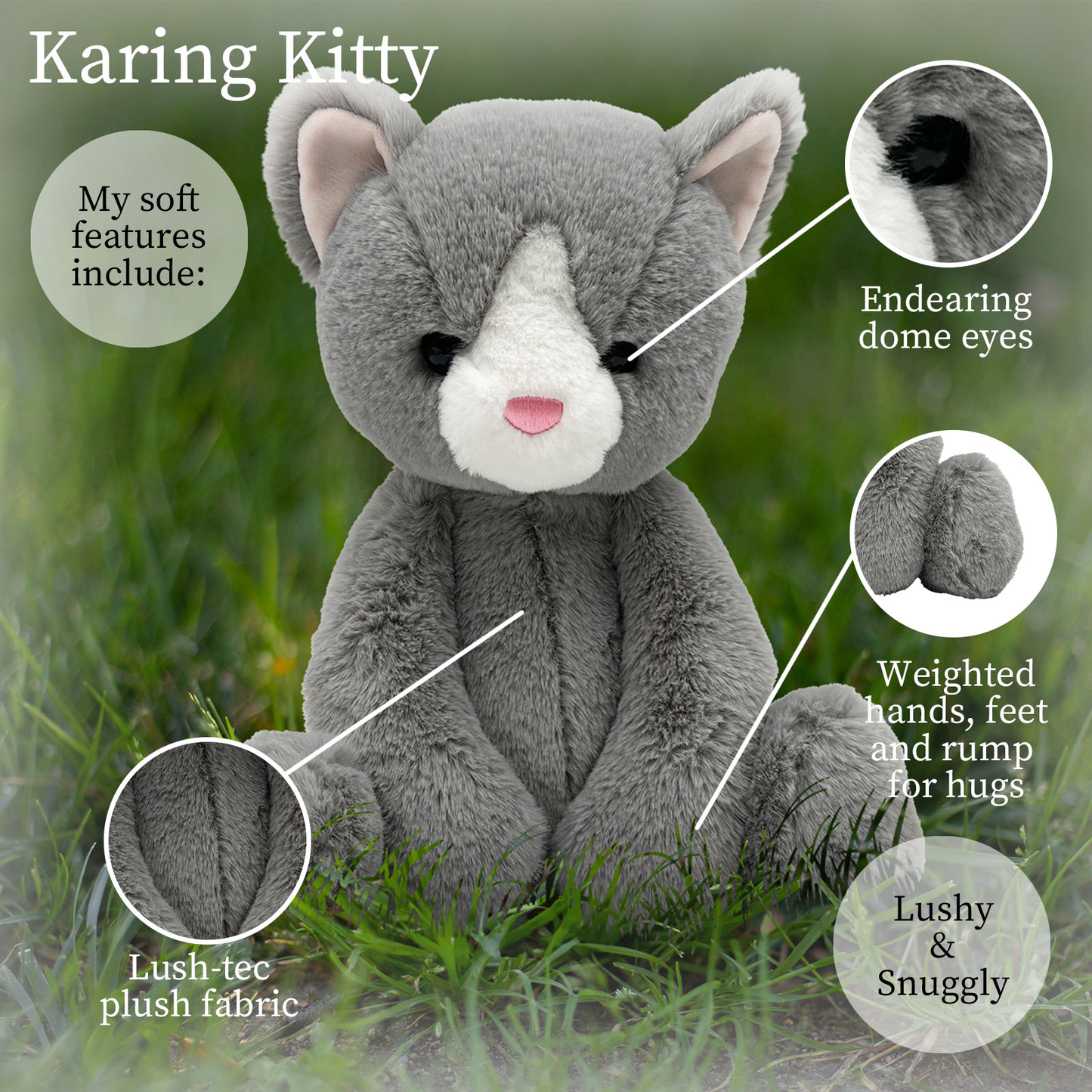 Karing Kitten Plush Toy GR