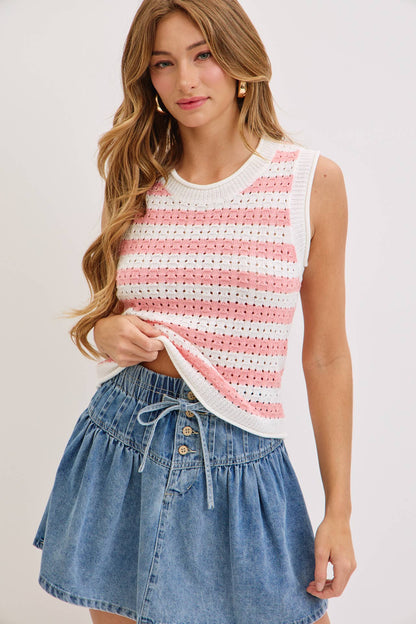 HIGH WAISTED MINI DENIM SKIRT