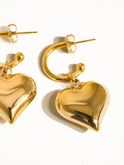 Viona Heart Earrings